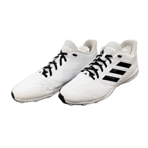?⚾️ ADIDAS Icon 7 TPU Baseball Cleats | Cloud White Black | New Insoles Men’s 11 main image 4